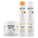 GK Hair Jumbo Care Pack: 200 g Deep Conditioner with 1000 ml Color Protection Moisturizing Shampoo and Conditioner