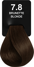 7.8 BRUNETTE BLONDE